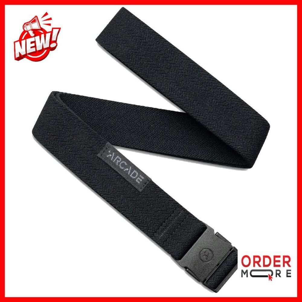 Narrow Elastic Stretch Belt with Micro-Adjust Buckle for Active Wear